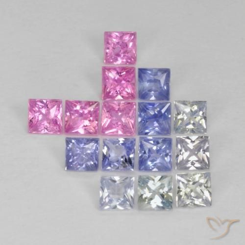 Shop natural 1.36ct マルチカラー サファイア gems, 四角形, from タンザニア at GemSelect. In stock, global shipping!