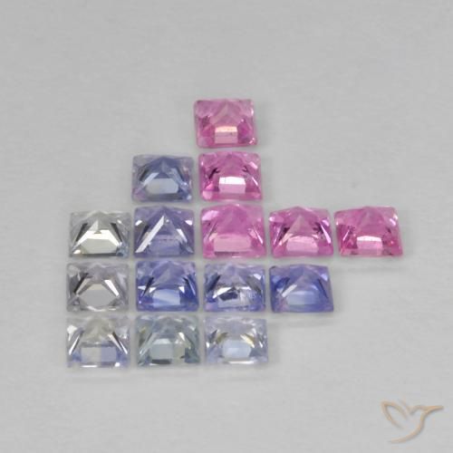 Shop natural 1.36ct マルチカラー サファイア gems, 四角形, from タンザニア at GemSelect. In stock, global shipping!