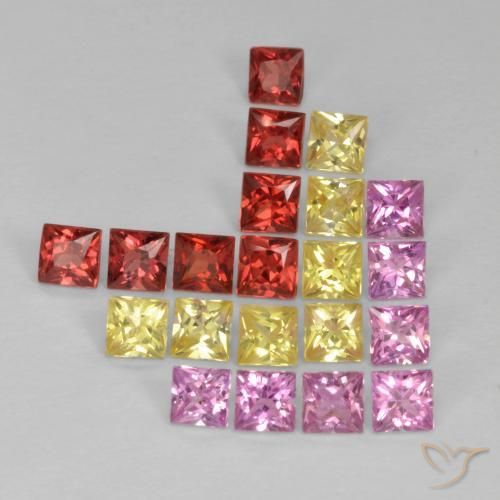 Shop natural 2.25ct マルチカラー サファイア gems, 四角形, from タンザニア at GemSelect. In stock, global shipping!