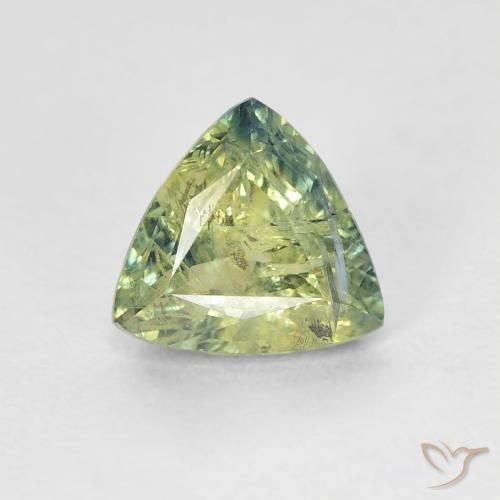1.04ct 天然 マルチカラー サファイア, トリリオン, VS-SI