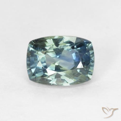 1.11 ct ルース クッション カット サファイア、6.5 x 4.9 mm マダガスカル産, Photo A