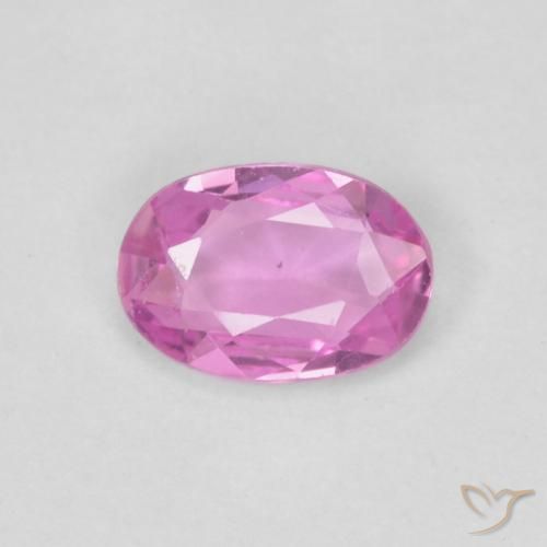 0.44ct 天然 濃い紫 サファイア, 楕円形, VVS
