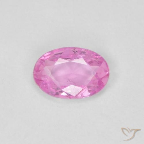 0.36ct 天然 ロイヤルパープルピンク サファイア, 楕円形, VVS