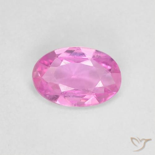 0.45ct 天然 濃い紫 サファイア, 楕円形, VVS