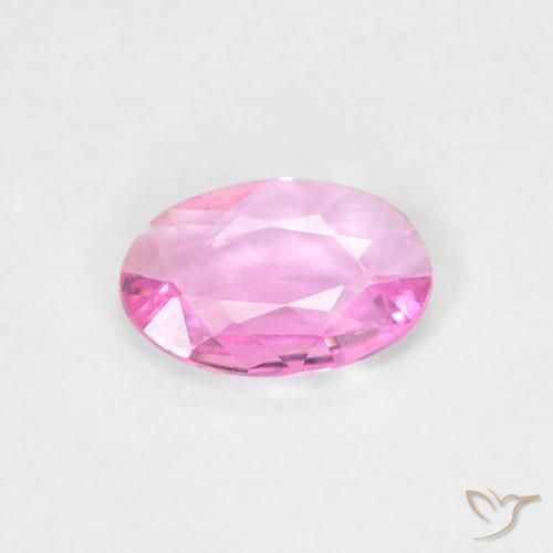 0.34ct 天然 ミディアムパープル サファイア, 楕円形, VVS