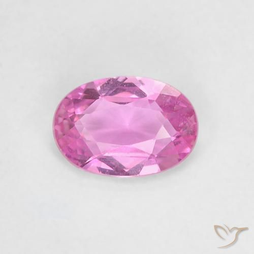 0.47ct 天然 明るいピンクがかった紫 サファイア, 楕円形, VVS