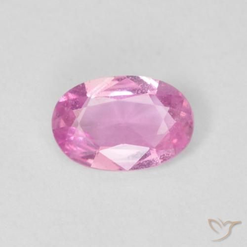 0.38ct 天然 ピンク サファイア, 楕円形, VS