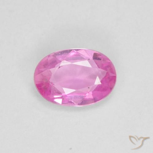 0.50ct 天然 ピンク サファイア, 楕円形, VVS-VS