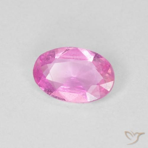 0.41ct 天然 ピンク サファイア, 楕円形, VS