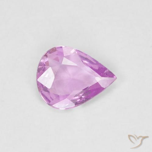 0.36ct 天然 ライトピンク サファイア, 洋梨の形, VS