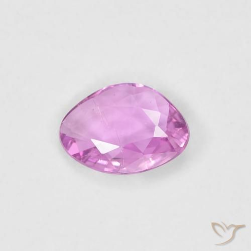 0.42ct 天然 ライトピンク サファイア, ファンシー, VS