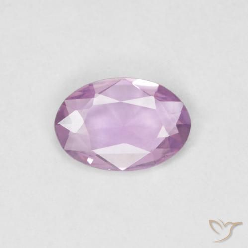0.31ct 天然 ライトパープル サファイア, 楕円形, VVS
