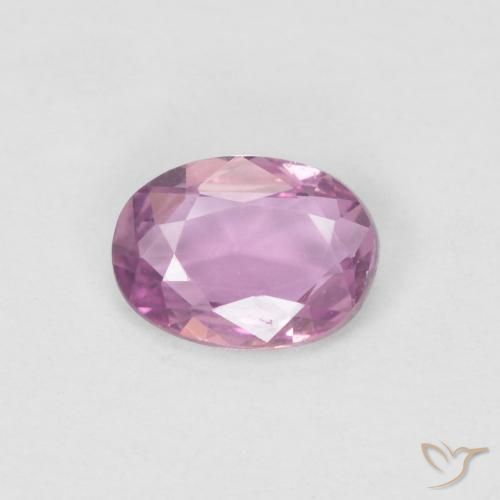0.47ct 天然 ロイヤルパープルピンク サファイア, 楕円形, VVS-VS