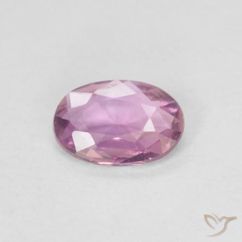 0.41ct 天然 薄いマゼンタ サファイア, 楕円形, VVS-VS