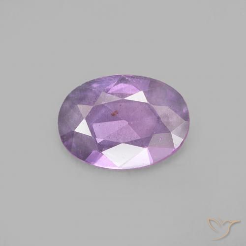 0.47ct 天然 ピンクがかったバイオレット サファイア, 楕円形, VVS
