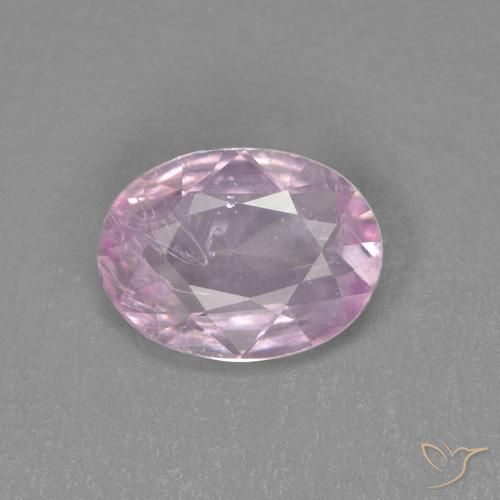 0.68ct 天然 バブルガムピンク サファイア, 楕円形, VS
