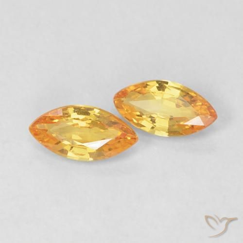 Shop natural 0.36ct ダークオレンジゴールド サファイア gems, マーキーズ, from タンザニア at GemSelect. In stock, global shipping!
