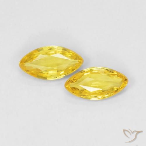 Shop natural 0.33ct ミディアムイエロー サファイア gems, マーキーズ, from タンザニア at GemSelect. In stock, global shipping!
