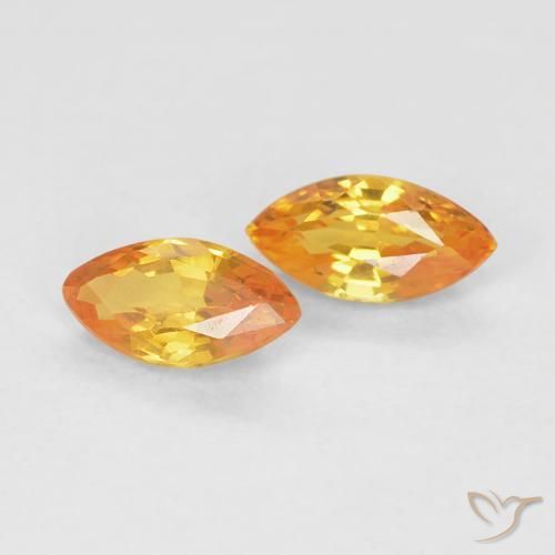 Shop natural 0.39ct オレンジゴールド サファイア gems, マーキーズ, from タンザニア at GemSelect. In stock, global shipping!