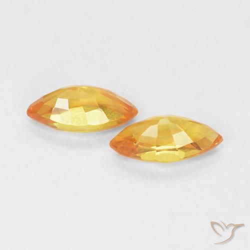 Shop natural 0.39ct オレンジゴールド サファイア gems, マーキーズ, from タンザニア at GemSelect. In stock, global shipping!