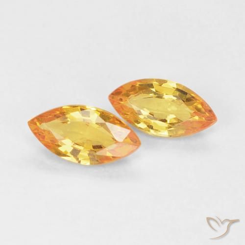 Shop natural 0.39ct ミディアムオレンジ サファイア gems, マーキーズ, from タンザニア at GemSelect. In stock, global shipping!
