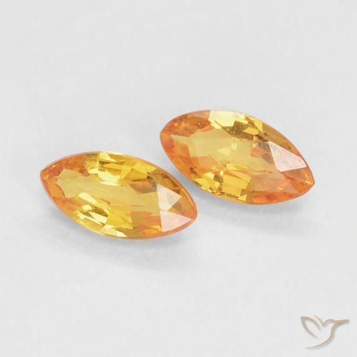 Shop natural 0.41ct ミディアムオレンジ サファイア gems, マーキーズ, from タンザニア at GemSelect. In stock, global shipping!