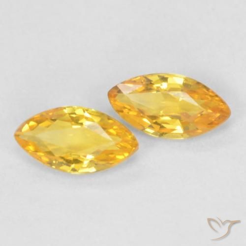 Shop natural 0.34ct 明るいゴールド サファイア gems, マーキーズ, from タンザニア at GemSelect. In stock, global shipping!