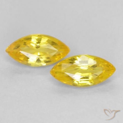 Shop natural 0.42ct ミディアムイエロー サファイア gems, マーキーズ, from タンザニア at GemSelect. In stock, global shipping!