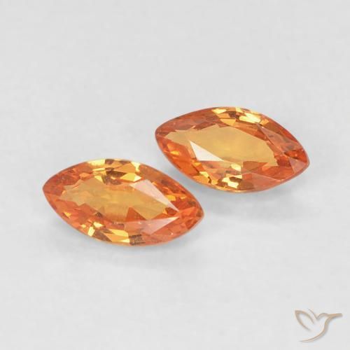 Shop natural 0.36ct アンバーオレンジ サファイア gems, マーキーズ, from タンザニア at GemSelect. In stock, global shipping!