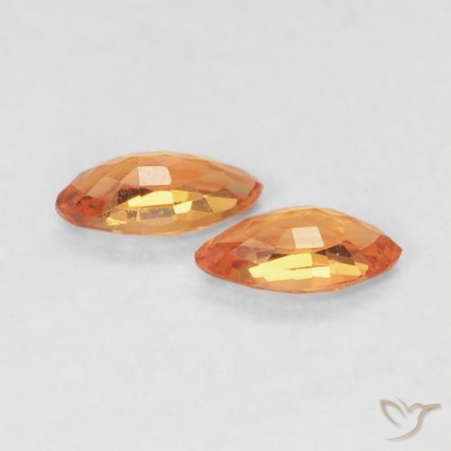 Shop natural 0.36ct アンバーオレンジ サファイア gems, マーキーズ, from タンザニア at GemSelect. In stock, global shipping!