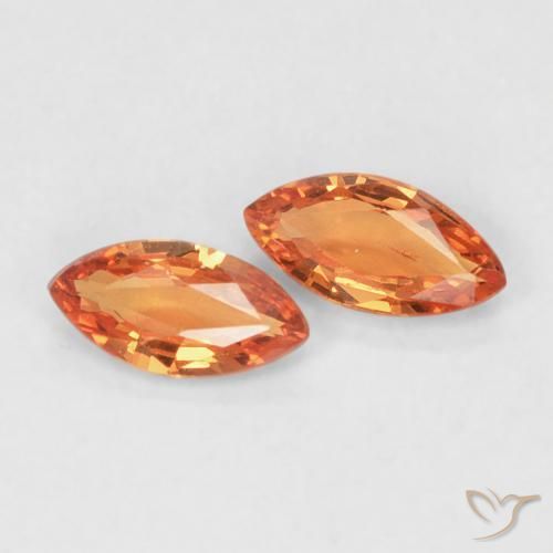 Shop natural 0.34ct ファイアオレンジ サファイア gems, マーキーズ, from タンザニア at GemSelect. In stock, global shipping!