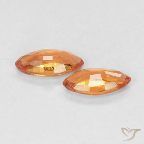 Shop natural 0.35ct 赤みがかったオレンジ サファイア gems, マーキーズ, from タンザニア at GemSelect. In stock, global shipping!