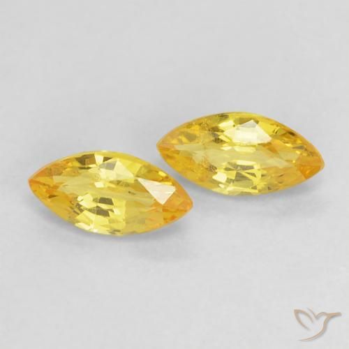 Shop natural 0.42ct ミディアムイエロー サファイア gems, マーキーズ, from タンザニア at GemSelect. In stock, global shipping!