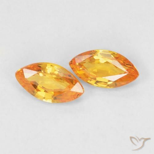 Shop natural 0.41ct ミディアムオレンジ サファイア gems, マーキーズ, from タンザニア at GemSelect. In stock, global shipping!