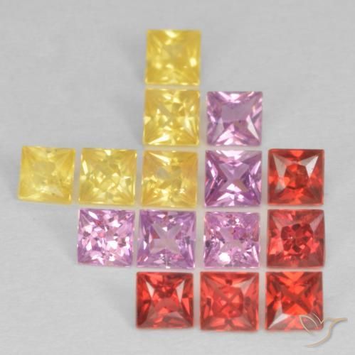 Shop natural 1.61ct マルチカラー サファイア gems, 四角形, from タンザニア at GemSelect. In stock, global shipping!