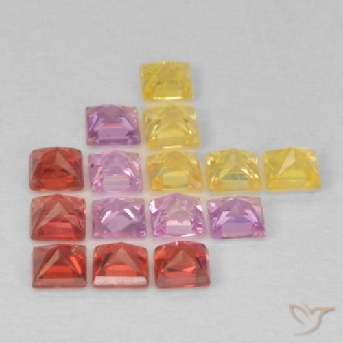 Shop natural 1.61ct マルチカラー サファイア gems, 四角形, from タンザニア at GemSelect. In stock, global shipping!