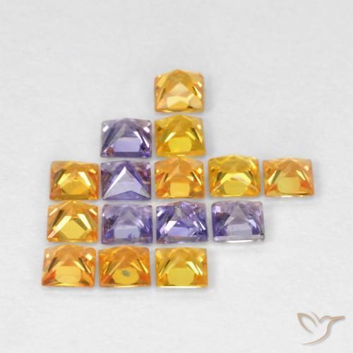 Shop natural 1.09ct マルチカラー サファイア gems, 四角形, from タンザニア at GemSelect. In stock, global shipping!