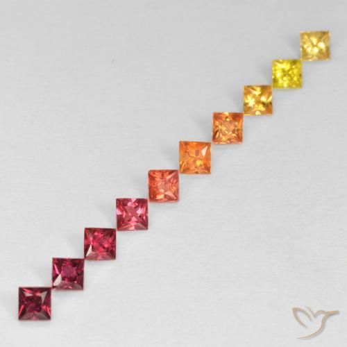 Shop natural 0.94ct マルチカラー サファイア gems, 四角形, from タンザニア at GemSelect. In stock, global shipping!
