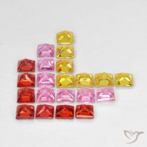 Shop natural 2.14ct マルチカラー サファイア gems, 四角形, from タンザニア at GemSelect. In stock, global shipping!