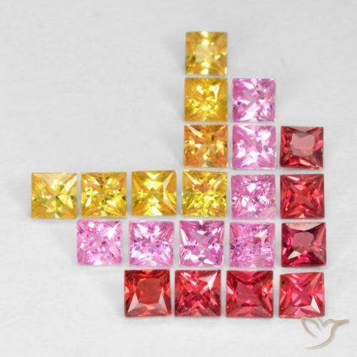 Shop natural 1.98ct マルチカラー サファイア gems, 四角形, from タンザニア at GemSelect. In stock, global shipping!