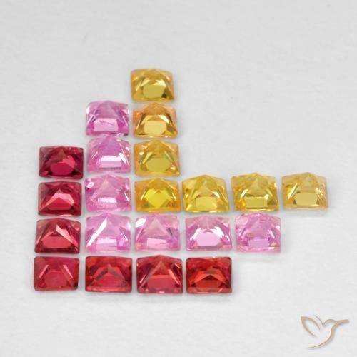 Shop natural 1.98ct マルチカラー サファイア gems, 四角形, from タンザニア at GemSelect. In stock, global shipping!