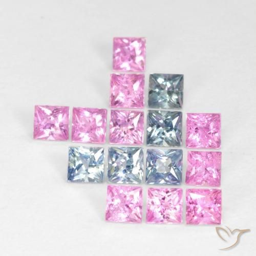 Shop natural 1.66ct マルチカラー サファイア gems, 四角形, from タンザニア at GemSelect. In stock, global shipping!