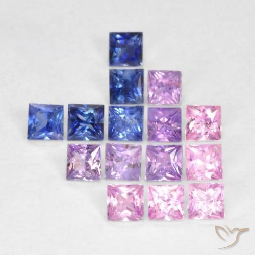 Shop natural 1.41ct マルチカラー サファイア gems, 四角形, from タンザニア at GemSelect. In stock, global shipping!