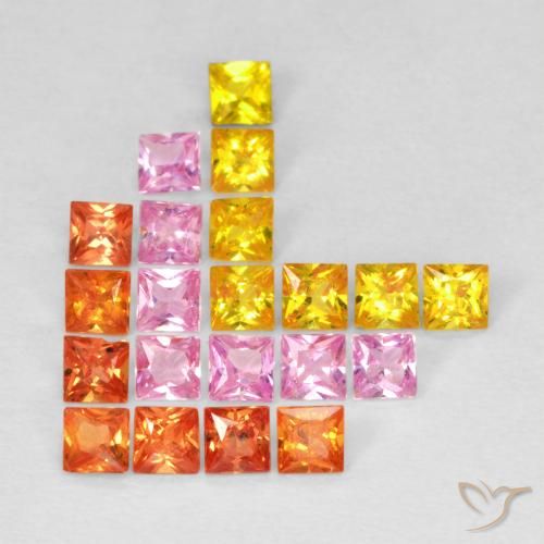 Shop natural 1.54ct マルチカラー サファイア gems, 四角形, from タンザニア at GemSelect. In stock, global shipping!