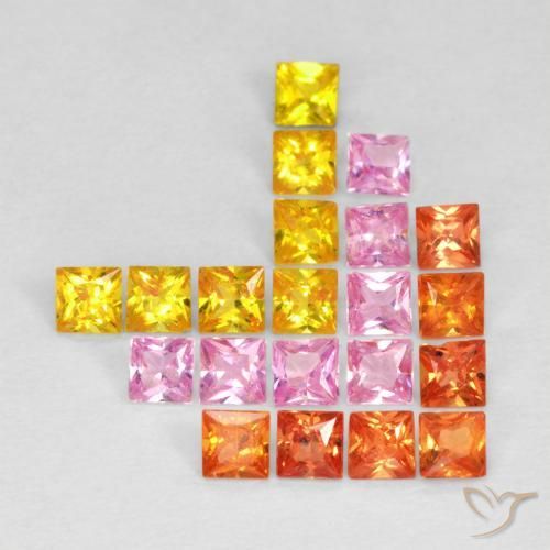 Shop natural 1.54ct マルチカラー サファイア gems, 四角形, from タンザニア at GemSelect. In stock, global shipping!