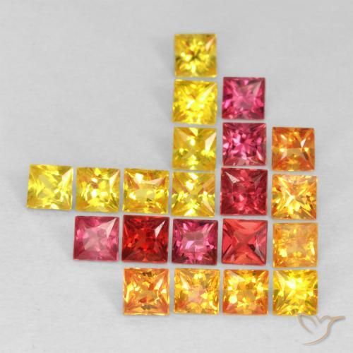 Shop natural 1.99ct マルチカラー サファイア gems, 四角形, from タンザニア at GemSelect. In stock, global shipping!