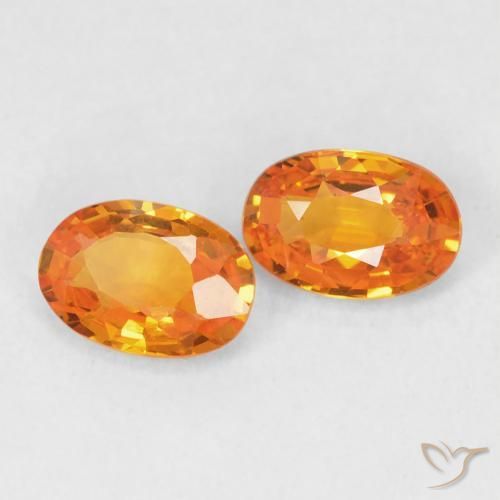 Shop natural 1.20ct アンバーオレンジ サファイア gems, 楕円形, from タンザニア at GemSelect. In stock, global shipping!
