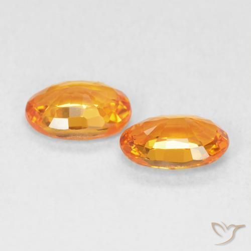Shop natural 1.20ct アンバーオレンジ サファイア gems, 楕円形, from タンザニア at GemSelect. In stock, global shipping!