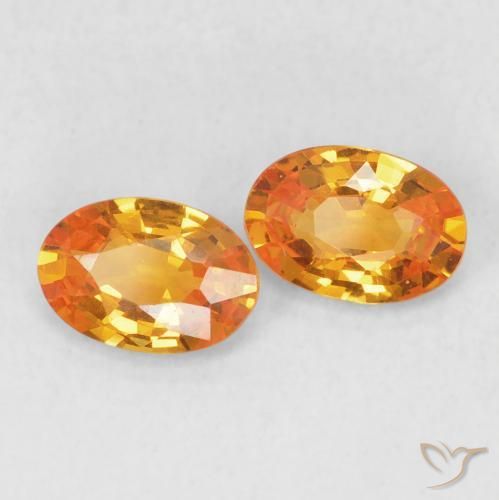 Shop natural 1.12ct 鮮やかなオレンジ サファイア gems, 楕円形, from タンザニア at GemSelect. In stock, global shipping!