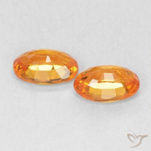 Shop natural 1.21ct 鮮やかなオレンジ サファイア gems, 楕円形, from タンザニア at GemSelect. In stock, global shipping!